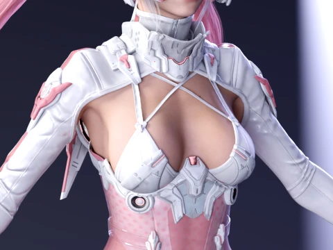 Luna - Cyber-Idol Protocol Stellar Blade Style 3D Model