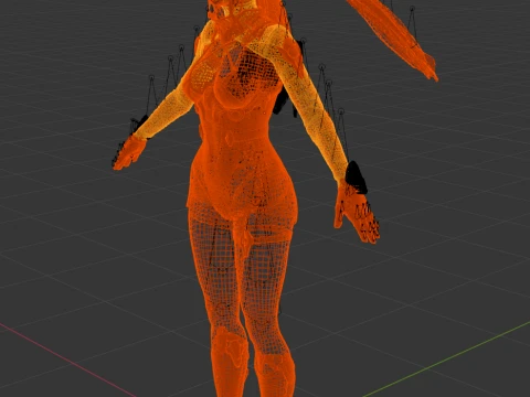 Luna - Cyber-Idol Protocol Stellar Blade Style 3D Model