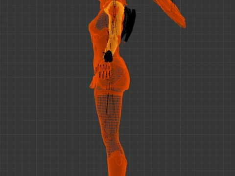 Luna - Cyber-Idol Protocol Stellar Blade Style 3D Model