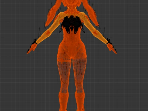 Luna - Cyber-Idol Protocol Stellar Blade Style 3D Model