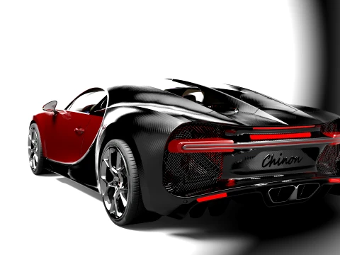 Bugatti Chiron - Hypercar 3D Model