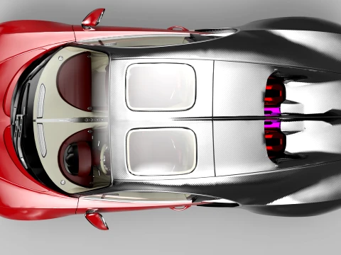 Bugatti Chiron - Hypercar 3D Model