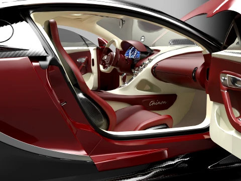 Bugatti Chiron - Hypercar 3D Model