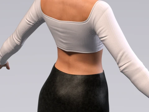 Ada Wong The Blueprint of a Spy Technical Rigging Edition 3D Model