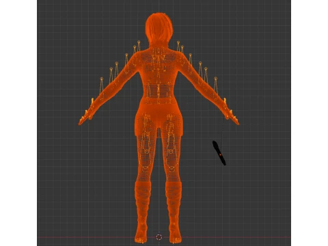Ada Wong The Blueprint of a Spy Technical Rigging Edition 3D Model