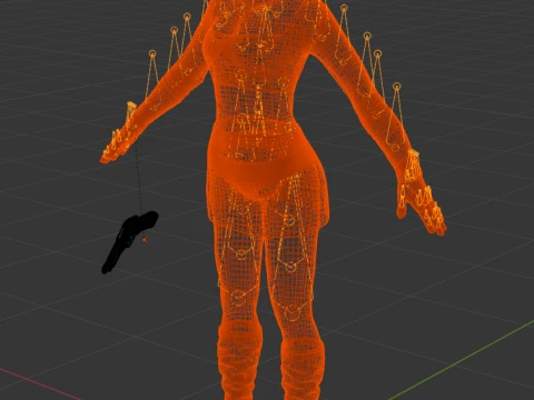 Ada Wong The Blueprint of a Spy Technical Rigging Edition 3D Model