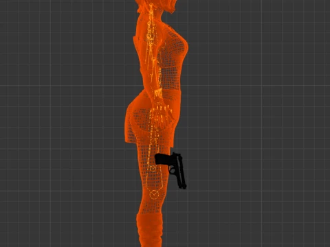 Ada Wong The Blueprint of a Spy Technical Rigging Edition 3D Model