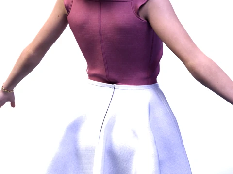 Lorraine Baines - Hill Valley 1955 3D Model