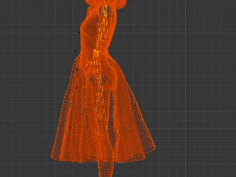 Lorraine Baines - Hill Valley 1955 3D Model
