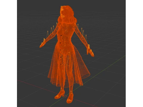 Lorraine Baines - Hill Valley 1955 3D Model
