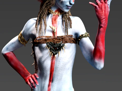 Varang - Leader of the Ash People Modelo 3D