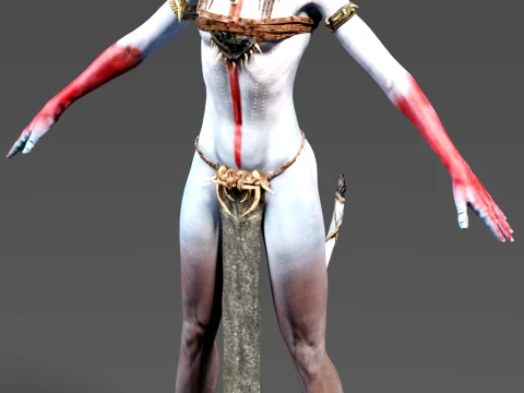 Varang - Leader of the Ash People 3D Model