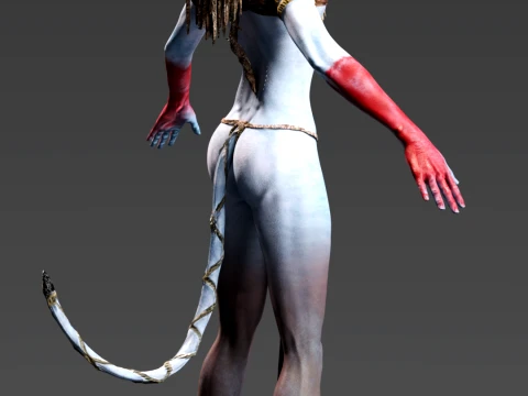 Varang - Leader of the Ash People 3D Model