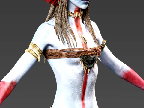 Varang - Leader of the Ash People 3D Model