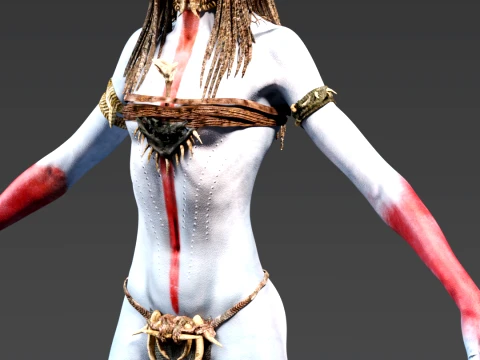 Varang - Leader of the Ash People 3D Model