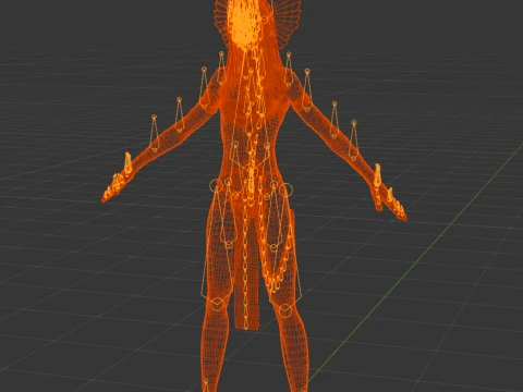 Varang - Leader of the Ash People 3D Model