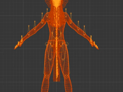 Varang - Leader of the Ash People 3D Model