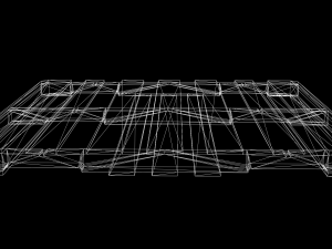 Pallet of united states Area Oklahoma - 2 Model 3D