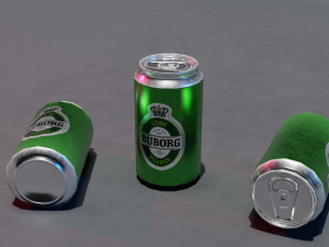 Beer can 3D 모델