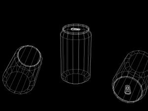 Beer can 3D Model