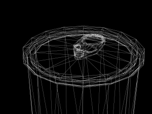 Old beer cans 3D Model