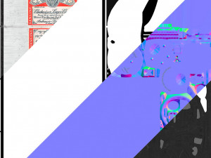 Old beer cans 3D-Modell