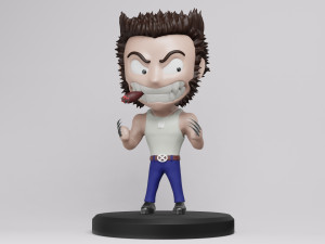 Wolverine Logan 001 3Dモデル