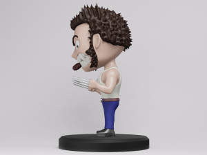 Wolverine Logan 001 3D Модель