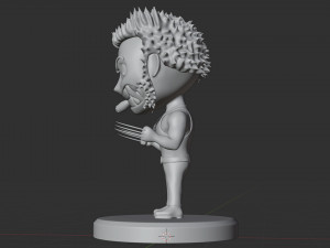 Wolverine Logan 001 3D Модель