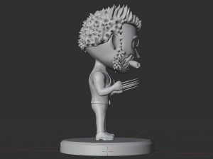 Wolverine Logan 001 3D Модель
