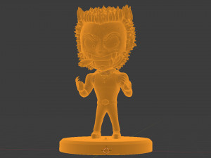 Wolverine Logan 001 3D Модель