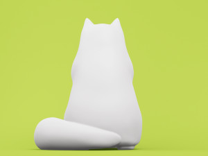 Persian Cat 001 3D Model