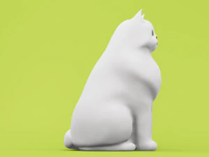 Persian Cat 001 3D Model