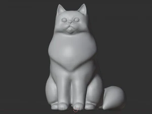 Persian Cat 001 3D Model