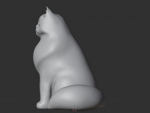 Persian Cat 001 3D Model