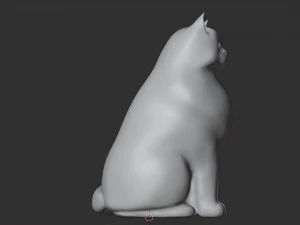 Persian Cat 001 3D Model