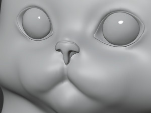 Persian Cat 001 3D Model