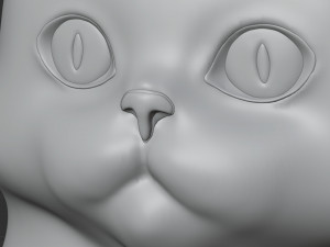Persian Cat 001 3D Model
