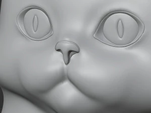 Persian Cat 001 3D Model