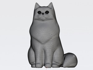 Persian Cat 001 3D Model