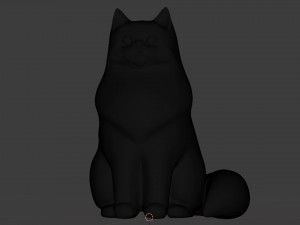 Persian Cat 001 3D Model