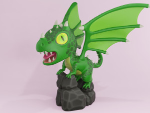 Dragon 001 Model 3D