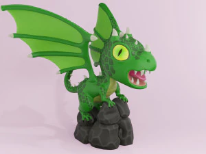 Dragon 001 3D Model