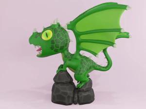 Dragon 001 3D Model
