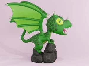 Dragon 001 3D Model