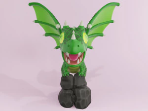 Dragon 001 3D Model