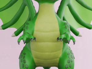 Dragon 001 3D Model