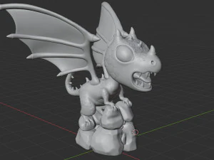 Dragon 001 3D Model