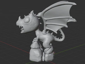 Dragon 001 3D Model