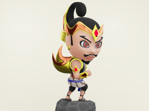 Gatotkaca 001 3D Model